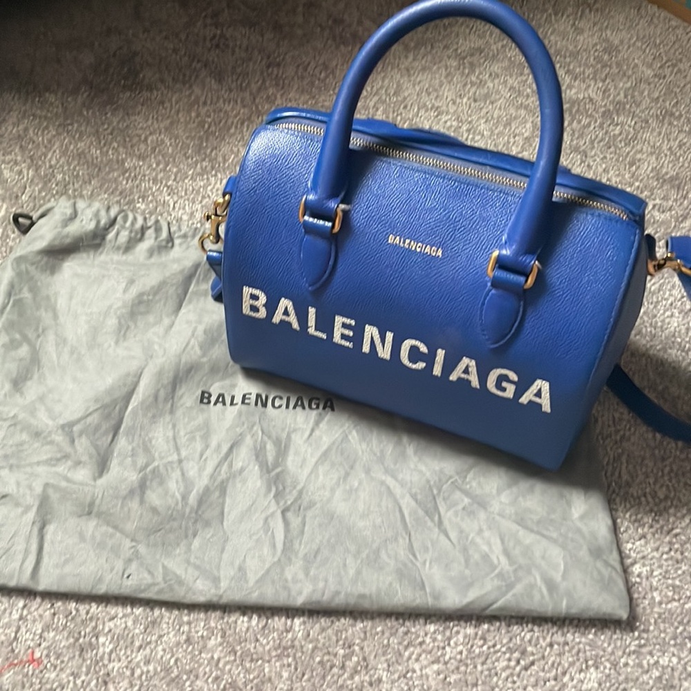 Royal Blue Balenciaga purse